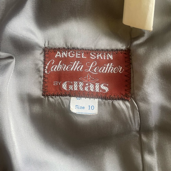 Angel Skin 1970s Cabretta Leather Jacket By Grais - Picture 2 of 2